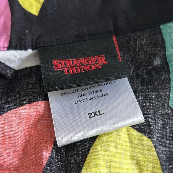 Target x Stranger Things Short Sleeve Romper ASO Eleven Stranger Things - Picture 4 of 6